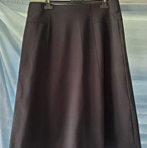 Black Flare Dress Skirt